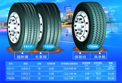 跃新轮胎“跃双星”系列